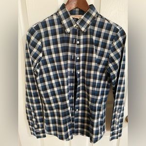 Brooks Brothers Ladies Gingham Check Non Iron Oxford Shirt